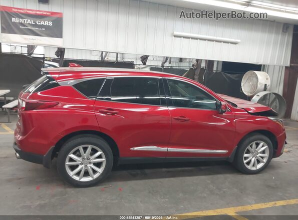 5J8TC2H34LL004524 2020 ACURA RDX Red Widok wnętrza z tyłu