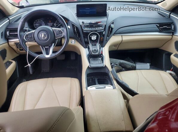 5J8TC2H36LL019834 2020 ACURA RDX Красный Вид панели приборов