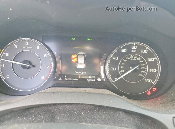 5J8TC2H39LL033162 2020 ACURA RDX Серебряный Вид щитка приборов