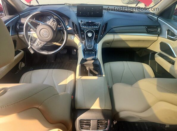 5J8TC2H39LL039995 2020 ACURA RDX Красный Вид панели приборов