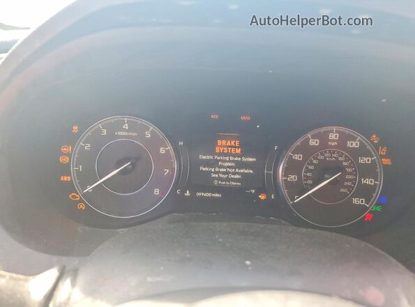 5J8TC2H3XKL035193 2019 ACURA RDX White Vista del cuadro de instrumentos