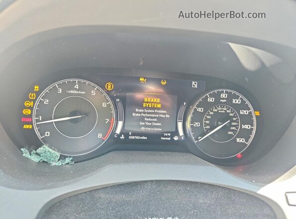 5J8TC2H3XRL009008 2024 ACURA RDX Белый Вид щитка приборов