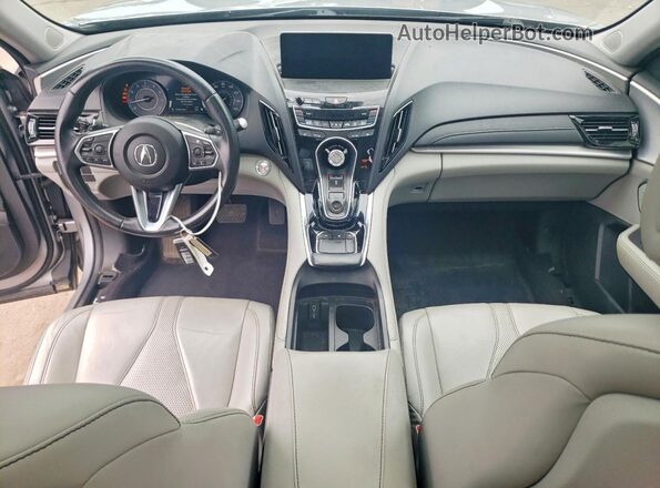5J8TC2H50KL027203 2019 ACURA RDX Silver Widok deski rozdzielczej