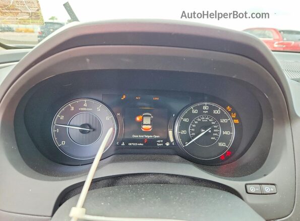 5J8TC2H50KL031557 2019 ACURA RDX Белый Вид щитка приборов