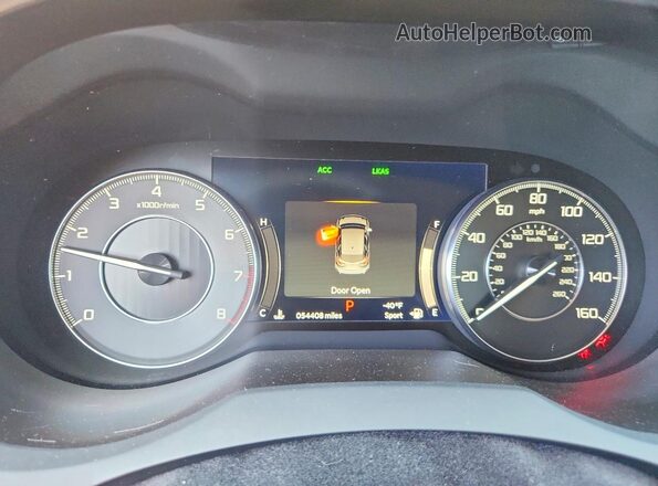 5J8TC2H51KL026724 2019 ACURA RDX Белый Вид щитка приборов