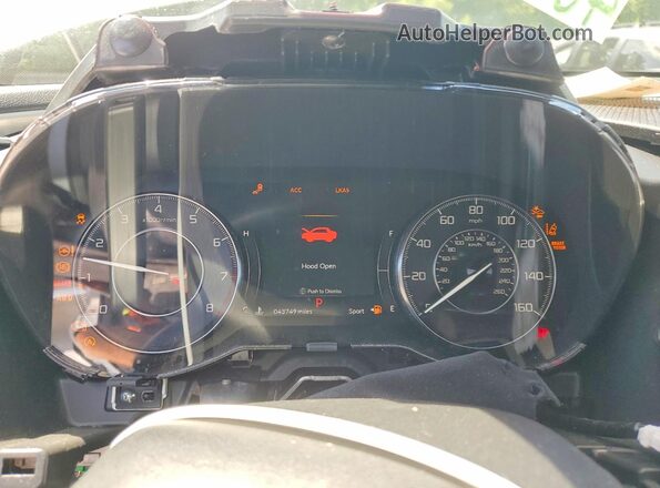 5J8TC2H53LL004841 2020 ACURA RDX Серебряный Вид щитка приборов