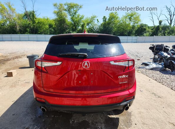5J8TC2H55ML031041 2021 ACURA RDX Red Հետևի տեսք