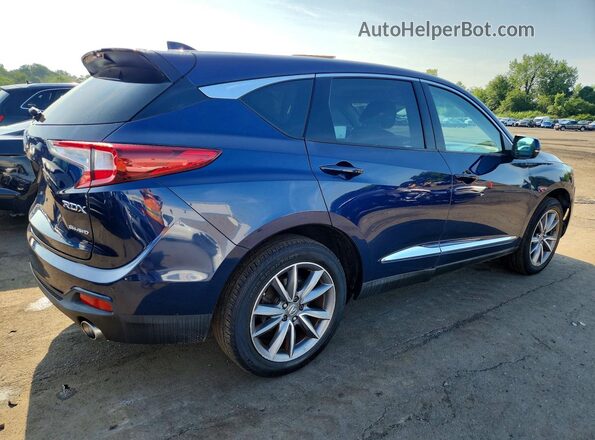 5J8TC2H56KL028033 2019 ACURA RDX Blue Задня права чверть