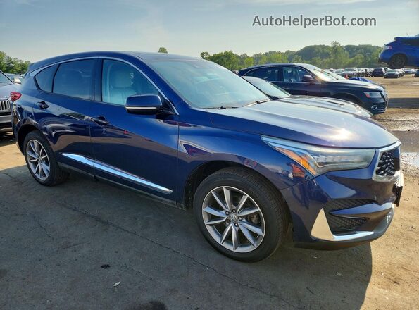 5J8TC2H56KL028033 2019 ACURA RDX Blue Передня права чверть