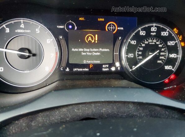 5J8TC2H57LL006723 2020 ACURA RDX White Instrument cluster view