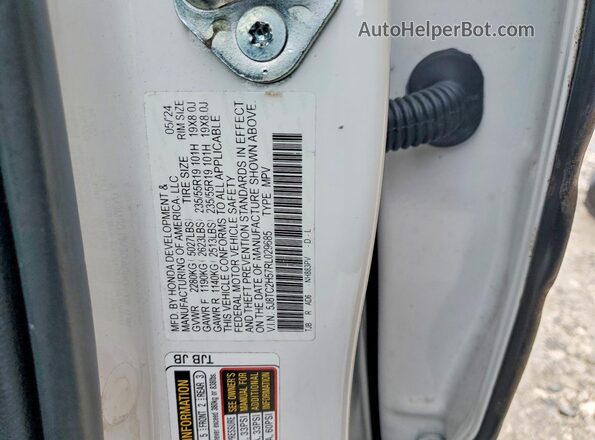 5J8TC2H57RL029685 2024 ACURA RDX Белый Вид подкапотного пространства