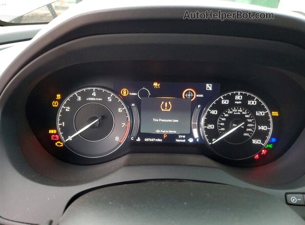 5J8TC2H59PL016899 2023 ACURA RDX Gray Vista del cuadro de instrumentos