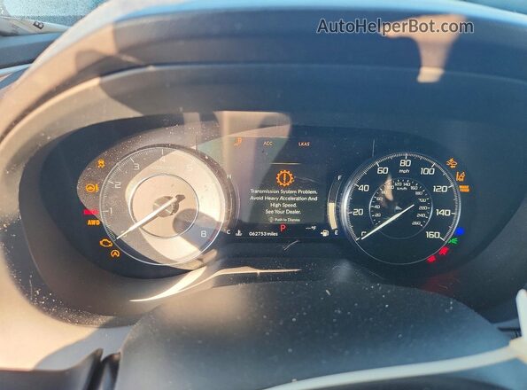 5J8TC2H5XKL027760 2019 ACURA RDX Brown Instrument cluster view