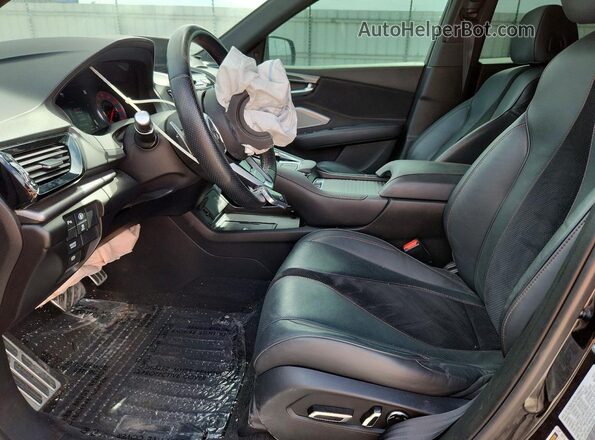 5J8TC2H63NL018329 2022 ACURA RDX Black Widok wnętrza z przodu