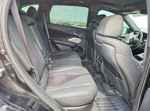 5J8TC2H63NL018329 2022 ACURA RDX Black Widok tylnych siedzeń