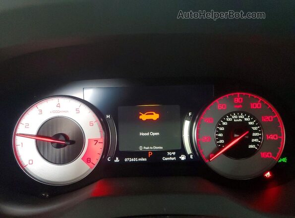5J8TC2H64ML042735 2021 ACURA RDX Silver Вид щитка приладів