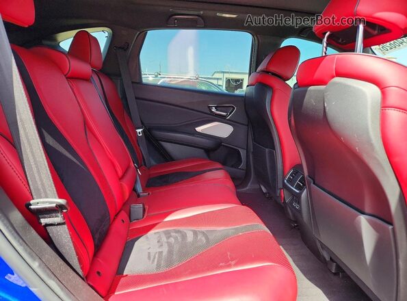 5J8TC2H65KL018733 2019 ACURA RDX Blue Rear interior view