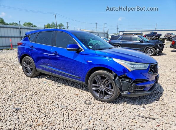 5J8TC2H65KL018733 2019 ACURA RDX Blue Front right