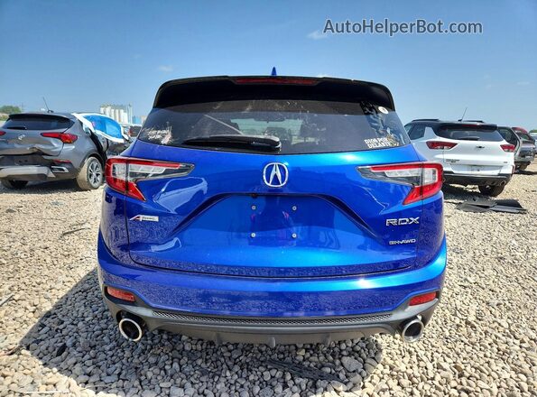 5J8TC2H65KL018733 2019 ACURA RDX Blue Rear view