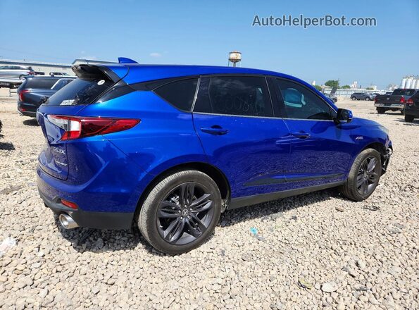 5J8TC2H65KL018733 2019 ACURA RDX Blue Rear right