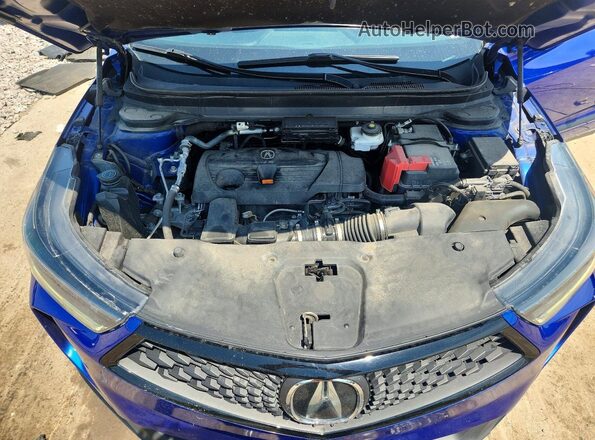 5J8TC2H66PL012673 2023 ACURA RDX Blue Vista del compartimento del motor