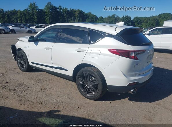 5J8TC2H6XLL030457 2020 ACURA RDX White Trasero izquierdo