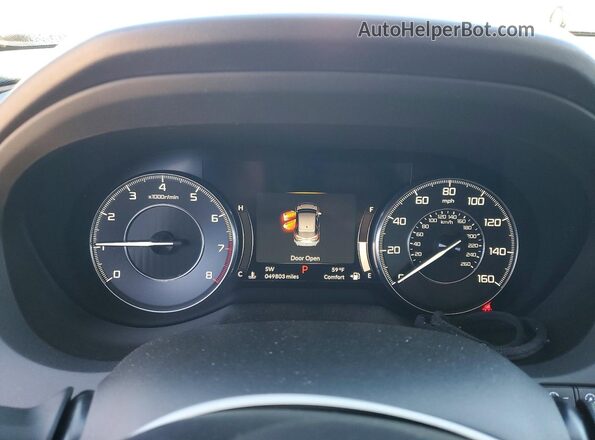 5J8TC2H70KL006112 2019 ACURA RDX Brown Widok zestawu wskaźników