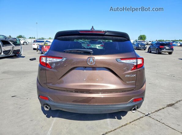5J8TC2H70KL006112 2019 ACURA RDX Brown Widok z tyłu