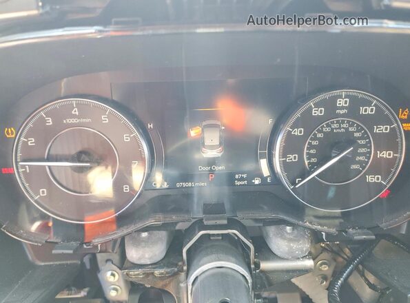 5J8TC2H71KL027700 2019 ACURA RDX Red Вид щитка приладів