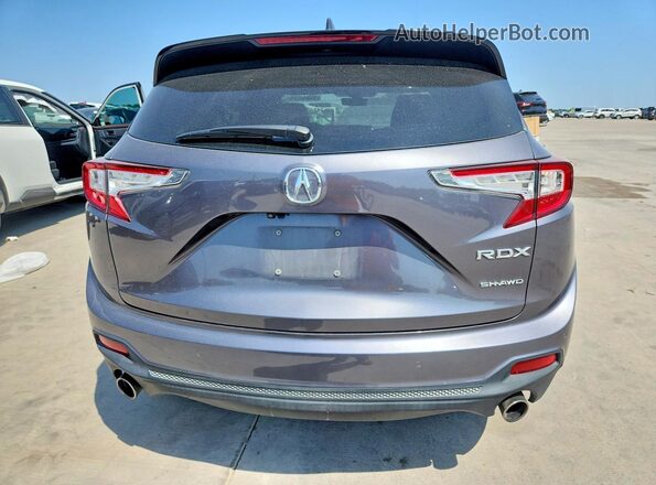 5J8TC2H71LL026886 2020 ACURA RDX Gray Вид ззаду