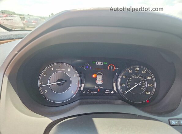 5J8TC2H72LL004301 2020 ACURA RDX White Вид щитка приладів