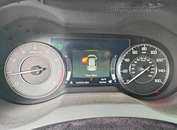 5J8TC2H73SL025947 2025 ACURA RDX Black Вид щитка приладів