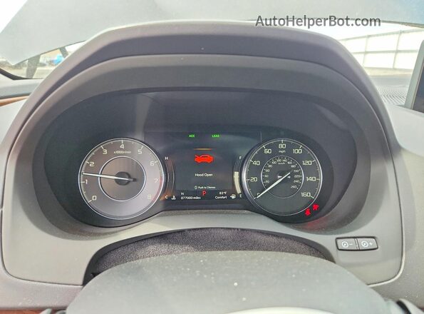 5J8TC2H79LL018535 2020 ACURA RDX Черный Вид щитка приборов