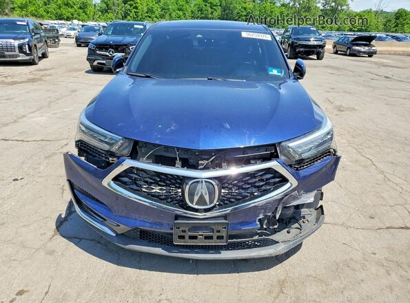 5J8TC2H79LL033889 2020 ACURA RDX Blue Vista frontal