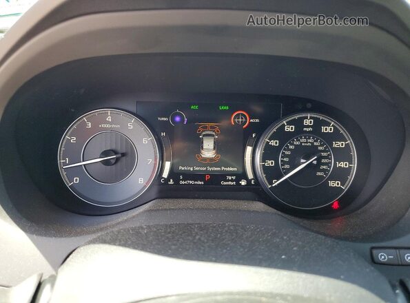5J8TC2H79LL033889 2020 ACURA RDX Blue Vista del cuadro de instrumentos