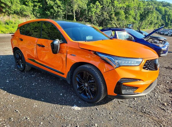 5J8TC2H79MY000198 2021 ACURA RDX Orange Передня права чверть