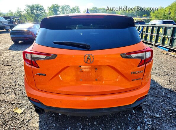 5J8TC2H79MY000198 2021 ACURA RDX Orange Вид ззаду