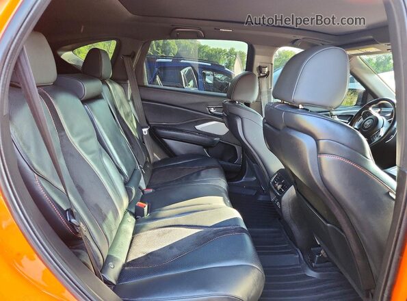 5J8TC2H79MY000198 2021 ACURA RDX Orange Вид задньої частини салону