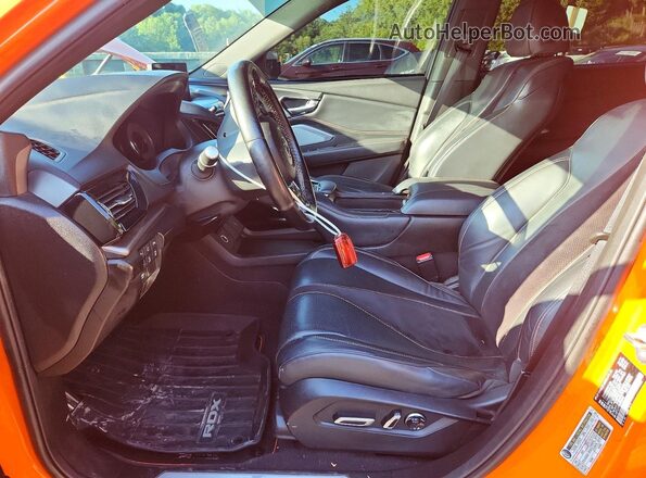 5J8TC2H79MY000198 2021 ACURA RDX Orange Вид салону спереду