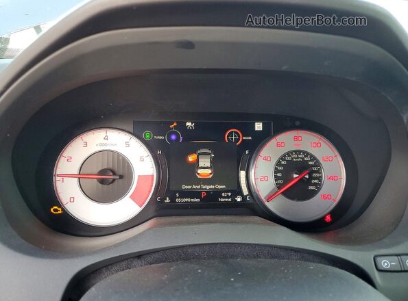 5J8TC2H88NL016819 2022 ACURA RDX Черный Вид щитка приборов