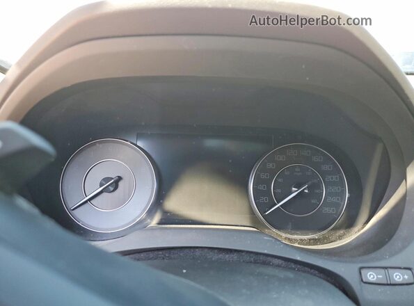5J8TC2H94LL801909 2020 ACURA RDX White Instrument cluster view