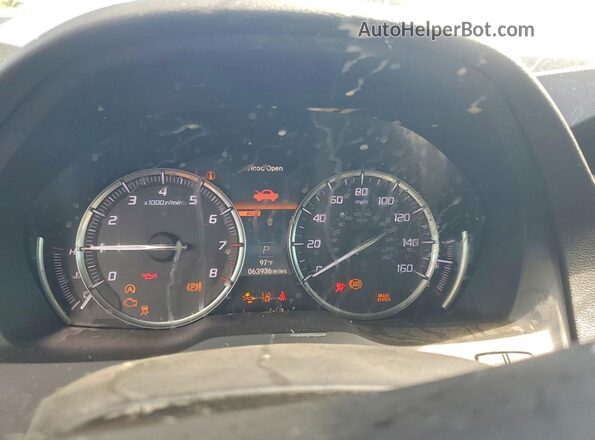 5J8YD3H36LL018224 2020 ACURA MDX Черный Вид щитка приборов