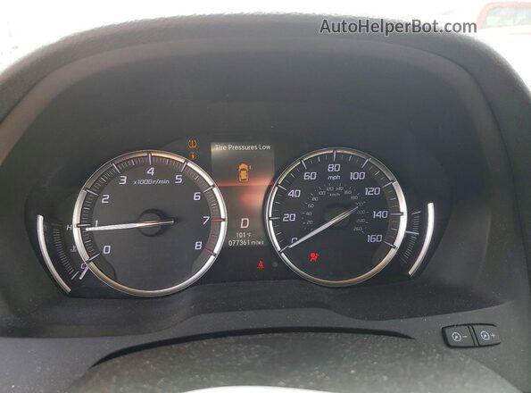 5J8YD3H51LL003924 2020 ACURA MDX Gray Вид щитка приладів