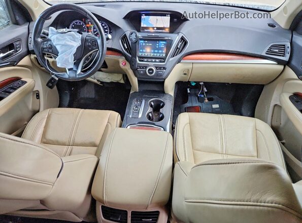 5J8YD3H85JL001407 2018 ACURA MDX White Вид панелі приладів