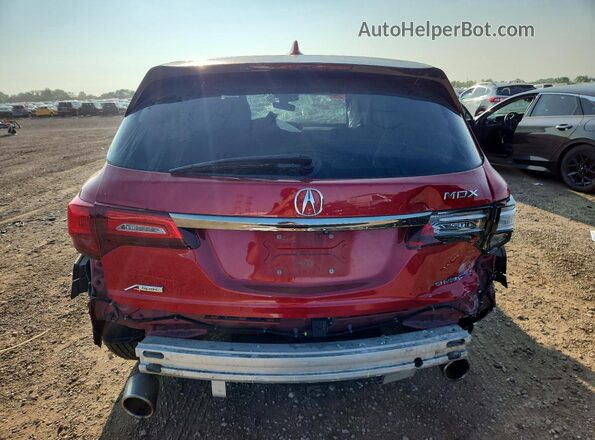 5J8YD4H03LL012764 2020 ACURA MDX Red უკანა ხედი