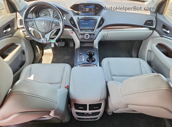 5J8YD4H37LL036852 2020 ACURA MDX Silver Vista del salpicadero