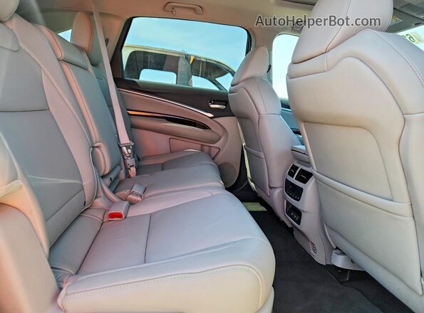 5J8YD4H37LL036852 2020 ACURA MDX Silver Vista de los asientos traseros