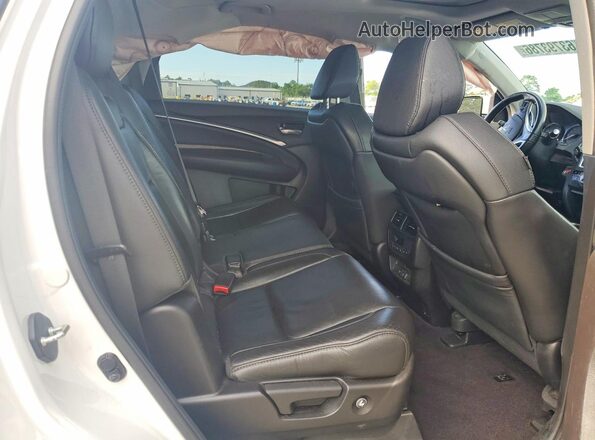 5J8YD4H38LL023074 2020 ACURA MDX White Widok wnętrza z tyłu