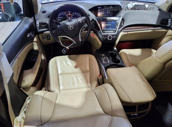5J8YD4H38LL042224 2020 ACURA MDX Black Вид панелі приладів