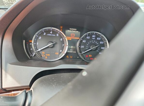 5J8YD4H38LL051263 2020 ACURA MDX White Vista del cuadro de instrumentos